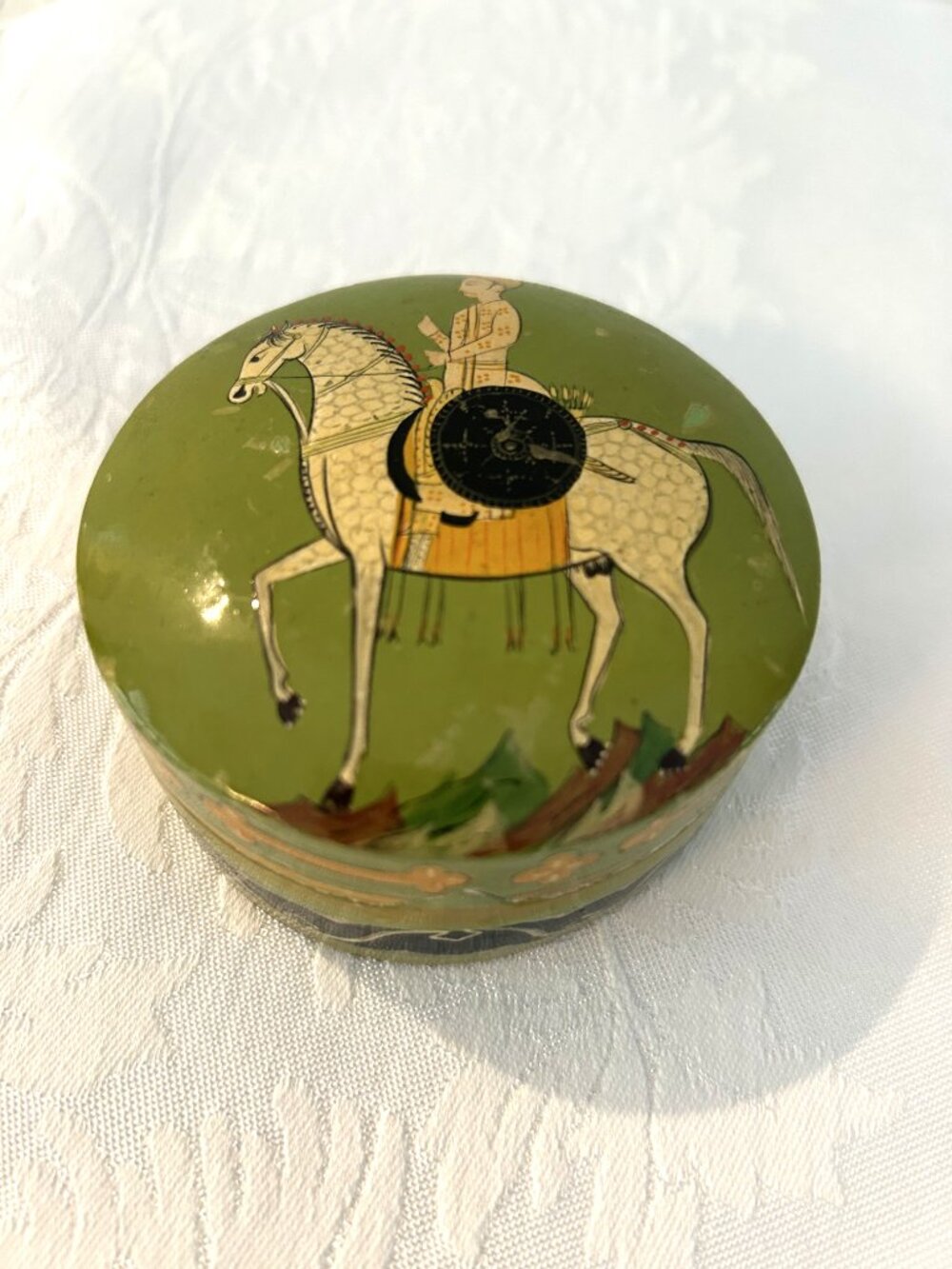 Vintage Kashmiri Paper Mache Box